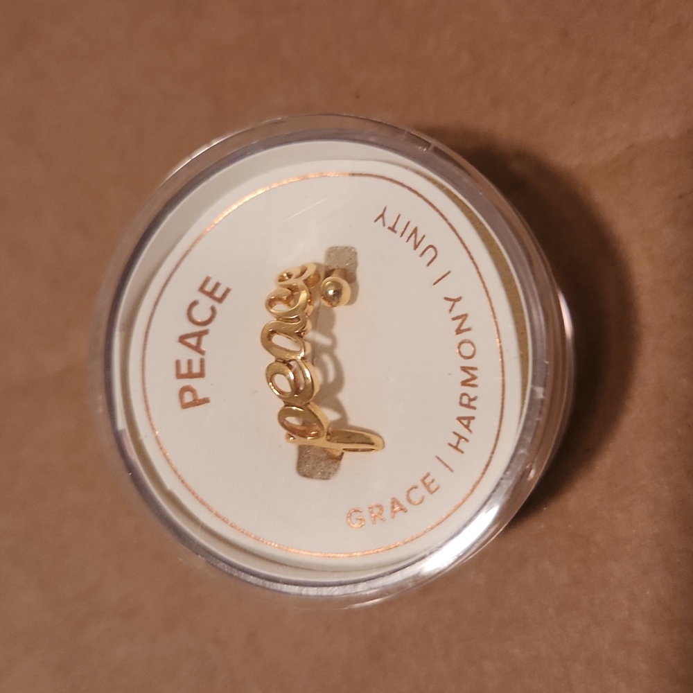 Alex and Ani Peace Ring
